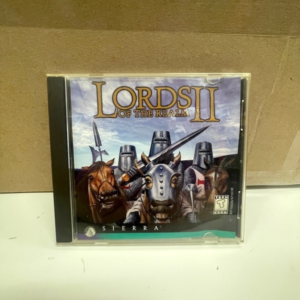 Vintage 1996 Lords of the Realm II PC CD-ROM Game (Sierra / Impressions)